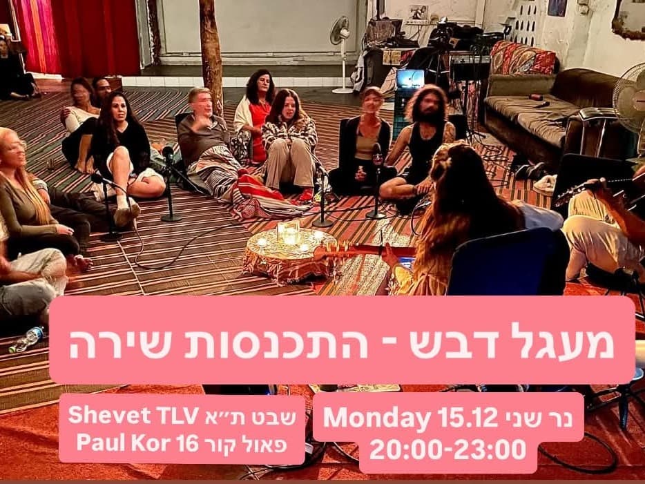 תמונה מתוך מעגל שירה.