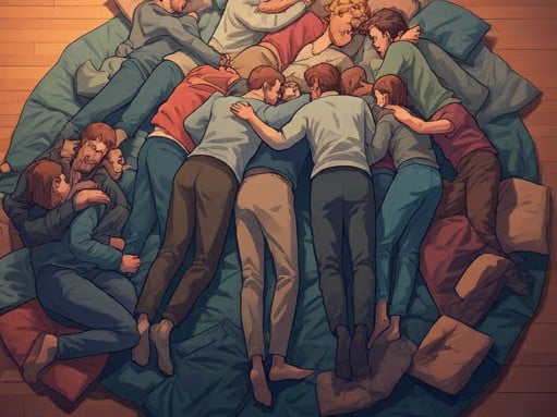 משתתפים בתהליך קבוצתי של חקירת אינטימיות